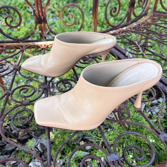 Studio Amelia - Leather Mules - Tan - Size 5 - Euro Size 36 - Made in Spain - Picture 9 of 14